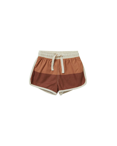 Rylee + Cru Swim Trunks, Colorblock